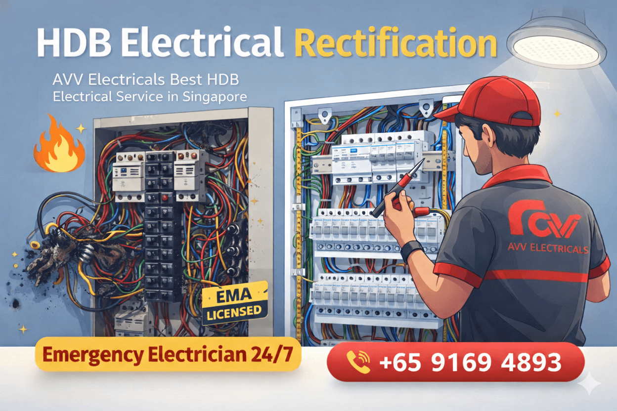 HDB Electrician Singapore.